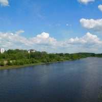 Photo taken at Толбухинский мост by Олег С. on 6/11/2017