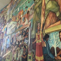 Photo taken at Diego Rivera Pan American Unity mural CCSF by Daria S. on 5/18/2016