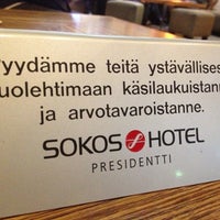 Photo taken at Original Sokos Hotel Presidentti by Maya 🎀 K. on 4/27/2013