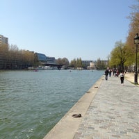 Photo taken at Quai de la Seine by Thierry M. on 4/21/2013