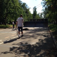 Photo taken at Скейт-парк by Вадим Ш. on 8/24/2014