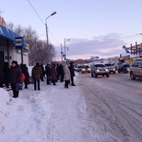 Photo taken at Остановка Горизонт-Север by 김 영 선 on 3/3/2014