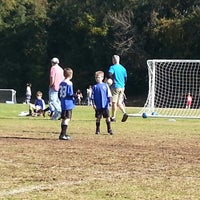 Photo taken at Arizona Ave Soccer Field by Mark C. on 11/10/2012