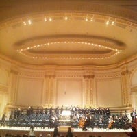 Photo taken at Carnegie Hall by Jonathan B. on 4/15/2013
