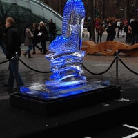 Photo taken at London Ice Sculpting Festival by Chris S. on 1/12/2014