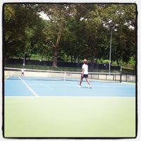 Photo taken at Highland Park Tennis Courts by Kevin F. on 7/21/2013