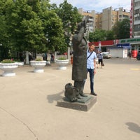 Photo taken at Памятник Юрию Деточкину by Any on 6/4/2016