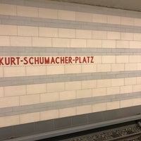 Photo taken at U Kurt-Schumacher-Platz by Chad D. on 9/25/2017