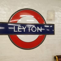 Photo taken at Leyton London Underground Station by Lee G. on 4/9/2019