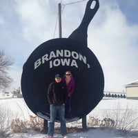 Photo taken at Iowa&#39;s Largest Frying Pan by Jen W. on 11/17/2014