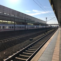 Photo taken at Bahnhof Hannover-Messe / Laatzen by Steffen H. on 4/17/2019
