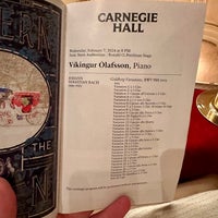 Photo taken at Carnegie Hall by Kenny on 2/8/2024