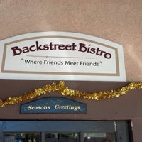 Photo taken at Backstreet Bistro by Gay D. on 12/8/2012