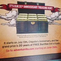 Photo taken at Chipotle Mexican Grill by T B. on 7/5/2013