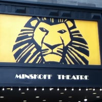 Photo taken at Minskoff Theatre by Pedro V. on 5/1/2013