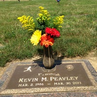 Photo taken at Visiting Kevin at Oaklawn Memorial by Kira on 7/14/2013