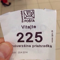 Photo taken at Pošta 216 by Miro on 4/25/2014