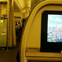 Photo taken at CX549 HND-HKG / Cathay Pacific by Genna K. on 1/23/2017