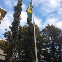 Photo taken at Embassy of Brazil by Sergio M. on 10/7/2013
