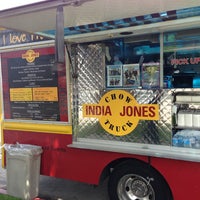 Photo taken at India Jones Chow Truck by dutchboy on 4/1/2013