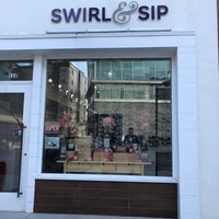 Photo taken at Swirl &amp;amp; Sip by Joshua on 4/5/2018