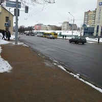 Photo taken at Остановка «Улица Мясникова» by Алексей С. on 3/2/2013