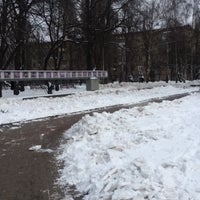 Photo taken at Сквер ім. Ушинського by Ali Ozan K. on 1/17/2016
