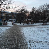 Photo taken at Сквер ім. Ушинського by Ali Ozan K. on 12/30/2015