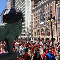 Photo taken at 2013 Chicago Blackhawks Stanley Cup Championship Rally by s. on 6/28/2013