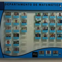 Photo taken at Departamento de Matemática, PUC-Rio by Jairo d. on 1/15/2014