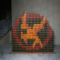 Photo taken at Canstruction Exhibit by Gothamist on 11/14/2014