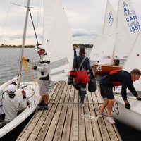 Photo taken at Outer Harbour Centreboard Club OHCC by Matthew B. on 7/4/2013