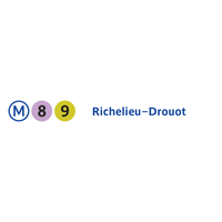 Photo taken at Métro Richelieu—Drouot [8,9] by RATP on 7/19/2013