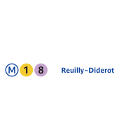 Photo taken at Métro Reuilly–Diderot [1,8] by RATP on 7/19/2013