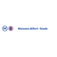 Photo taken at Métro Maisons-Alfort — Stade [8] by RATP on 7/19/2013