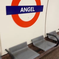 Photo taken at Angel London Underground Station by SHAQ Q. on 10/27/2022