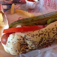Photo taken at Portillo&amp;#39;s Hot Dogs by Cassandra M. on 7/2/2013