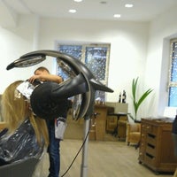 Photo taken at le friseur by Wolfgang R. on 12/17/2012