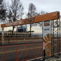 Photo taken at Lifetime Turkey Day 5k by Jenn C. on 11/28/2013