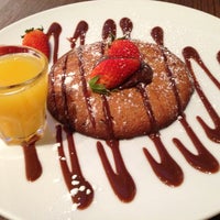 Photo taken at Max Brenner Chocolate Bar by Cynthia C. on 5/1/2013