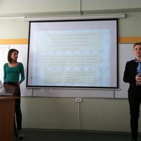 Photo taken at МВШУ (Международная Высшая Школа Управления) СПбГПУ by Asia K. on 4/29/2013