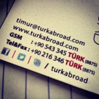 Photo taken at TÜRKABROAD | Uluslararası Akademik ve Sportif Danışmanlık by T K. on 11/19/2012