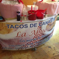 Photo taken at Tacos de Canasta La Abuela by Orlando on 4/16/2013