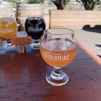 Photo taken at Almanac Beer Co. Barrel House &amp;amp; Taproom by Fermin R. on 3/31/2019