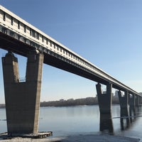 Photo taken at Коммунальный (Октябрьский) мост by 🇷🇺Ksenia B. on 4/10/2017