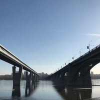 Photo taken at Коммунальный (Октябрьский) мост by 🇷🇺Ksenia B. on 4/10/2017