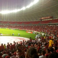 Photo taken at Beira-Rio Stadium by Vicente B. on 2/16/2014