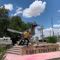 Photo taken at Fort Stockton, TX by Michal on 7/7/2019