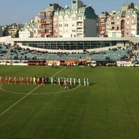 Photo taken at Stadion FK Obilić by Kenny on 11/2/2014