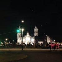 Photo taken at Plaza de la Constitución (Zócalo) by Marco AG on 10/25/2018